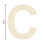 Small Wooden Letter C 6.5cm image number 4