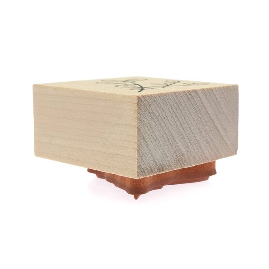 Mistletoe Wooden Stamp 3.8cm x 3.8cm image number 3