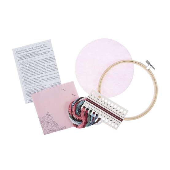 Trimits Rose Blossom Embroidery Hoop Kit image number 3