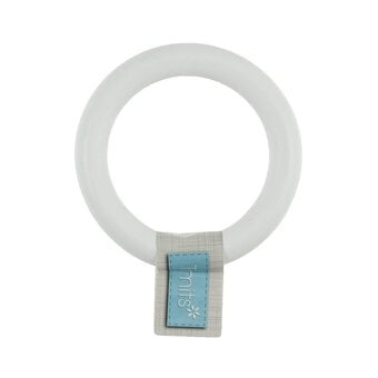 Trimits White Wooden Craft Ring 7cm image number 4