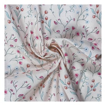 Wild Flowers Flower Trails Cotton Fabric by the Metre