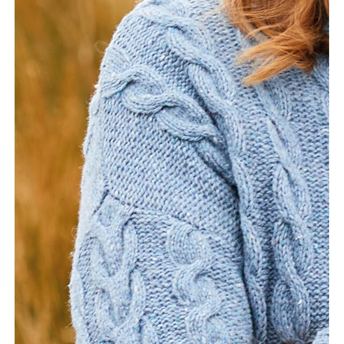 Sirdar Haworth Tweed Cable Drop Sleeve 