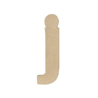 Lowercase Mini Mache Letter J image number 5