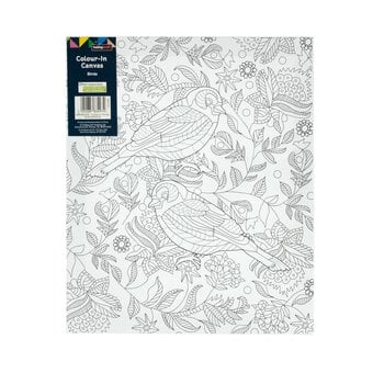 Birds Colour-In Canvas image number 4