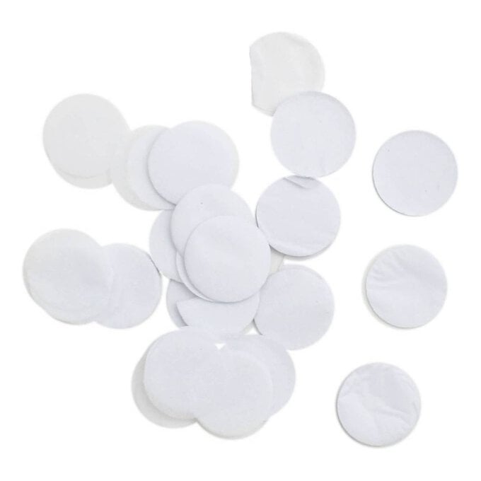 White Biodegradable Confetti Circles 13g image number 1