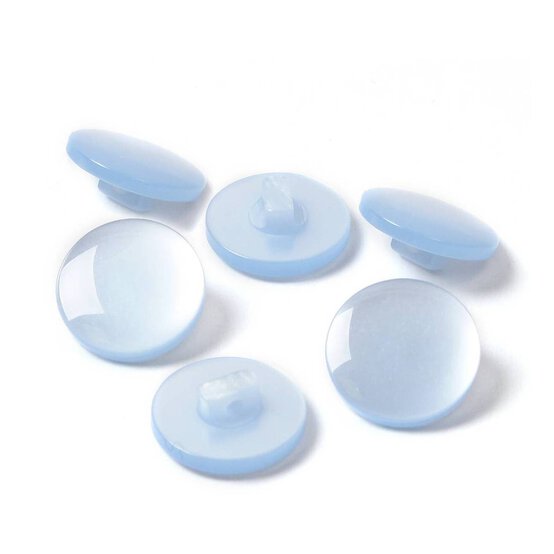 Hemline  Baby Blue Basic Knitwear Button 6 Pack image number 1