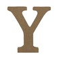 MDF Wooden Letter Y 13cm image number 2