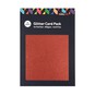 Red Glitter Card A4 16 Pack image number 3