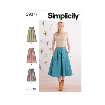 Simplicity Women's Skirts Sewing Pattern S9377 (H5 6-14)