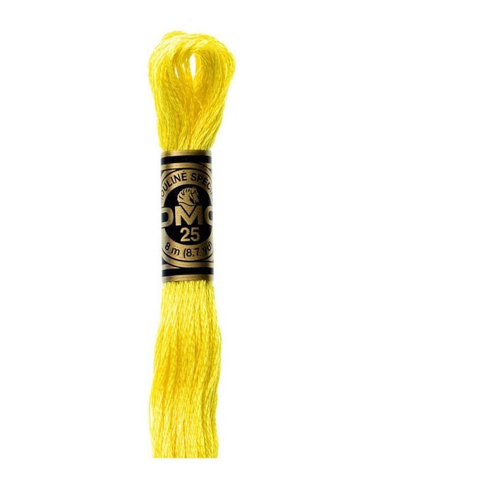 DMC Yellow Mouline Special 25 Cotton Thread 8m (307) image number 1