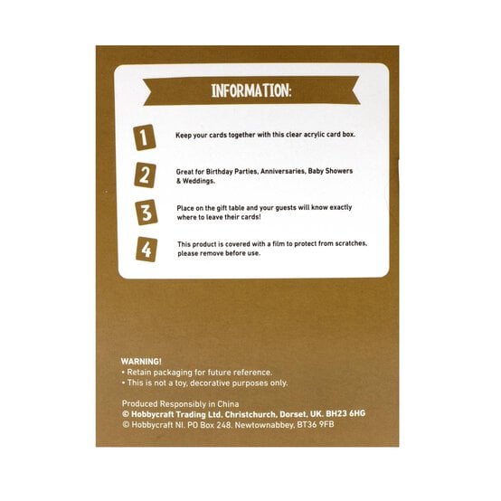 Create & Celebrate Acrylic Card Box image number 4