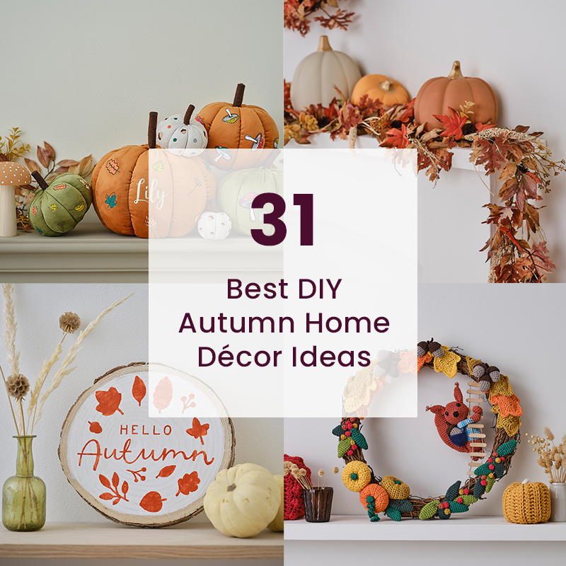31 Best DIY Autumn Home Decor Ideas Hobbycraft