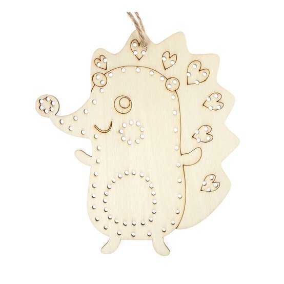 Hedgehog Wooden Threading Kit image number 4