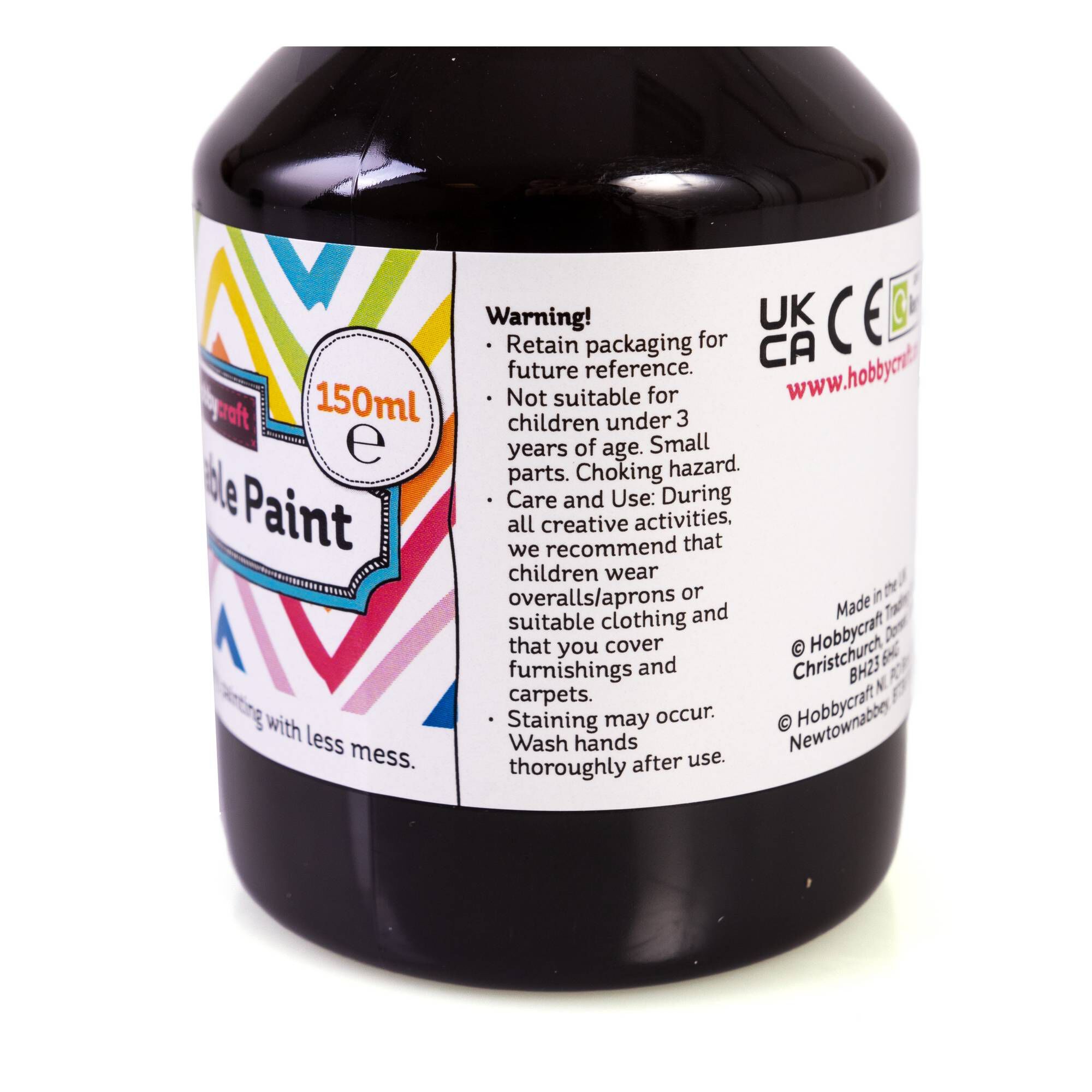 Washable Paints 150ml 6 Pack Hobbycraft