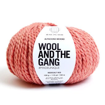 Wool and the Gang Rocksalt Red Alpachino Merino 100g