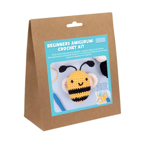 Trimits Beginner&rsquo;s Amigurumi Crochet Bee Kit image number 1