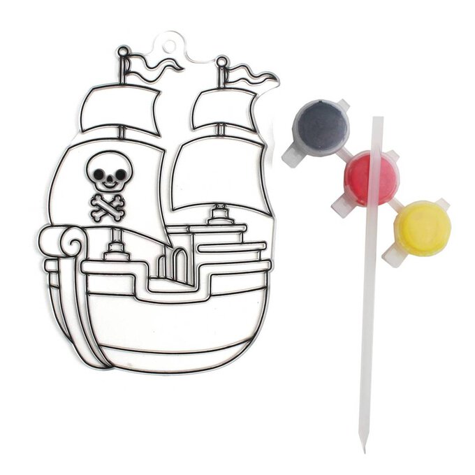 Pirate Ship Suncatcher Kit image number 1