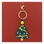 Christmas Tree Soft Rubber Keyring image number 1