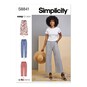 Simplicity Women's Trousers  Sewing Pattern S8841 (R5 14-22) image number 1