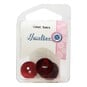 Hemline Red Shell Mother of Pearl Button 5 Pack image number 2