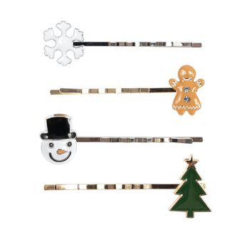 Christmas Hair Grips 4 Pack