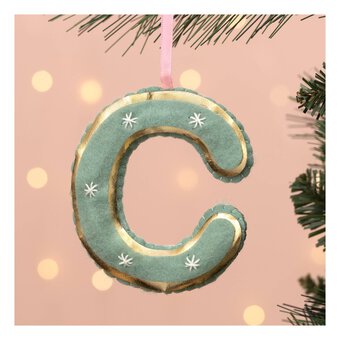 Hanging Felt Letter C Decoration