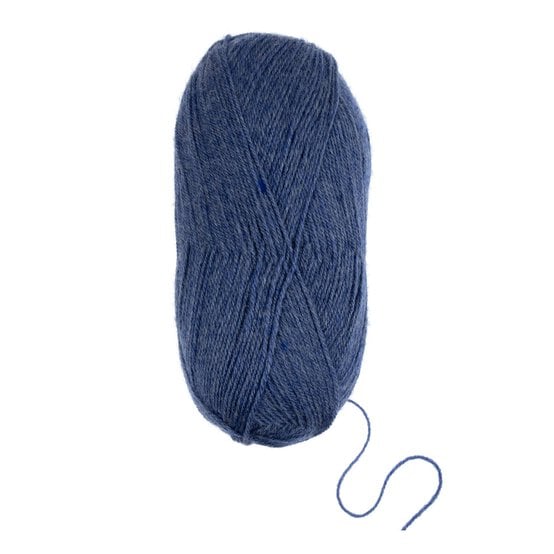 Knitcraft Denim Blue Everyday 4 Ply Yarn 100g image number 3