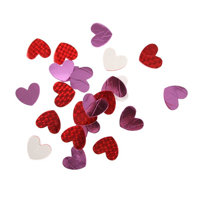 Holographic Heart Foam Stickers 25 Pack | Hobbycraft