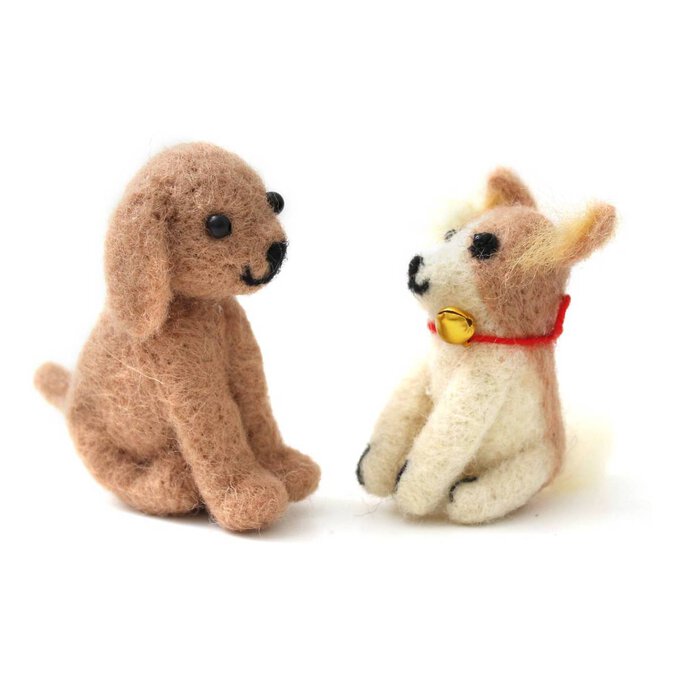 Dog Felting Kit 2 Pack Hobbycraft