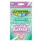Crayola Colours of Kindness Washable Markers 10 Pack image number 1