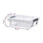 Whitefurze Allstore 0.55 Litre Clear Storage Box image number 4