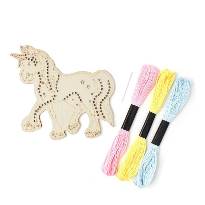 Unicorn Wooden Threading Kit image number 1