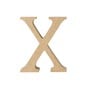 MDF Wooden Letter X 8 cm image number 2