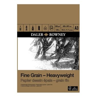 Daler-Rowney Heavyweight Fine Grain Sketchbook A3