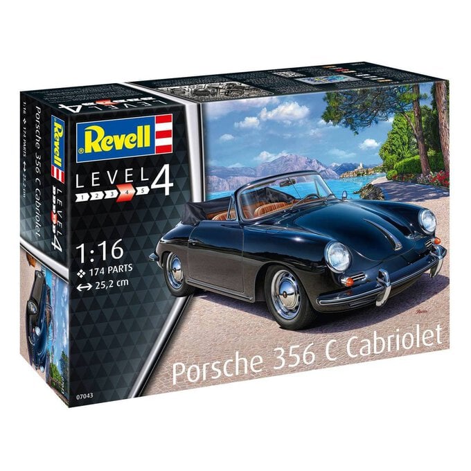 Revell Porsche 356 C Cabriolet Model Kit image number 1