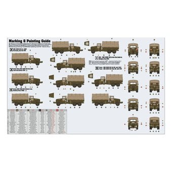 MisterCraft GMC CCKW-353 Military Truck Model Kit 1:72 image number 2
