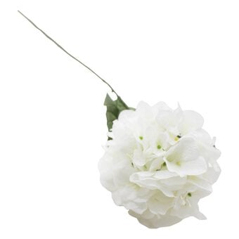 White Hydrangea 72cm image number 3