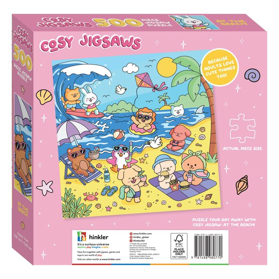 Cosy Jigsaws At The Beach 500 Pieces image number 3