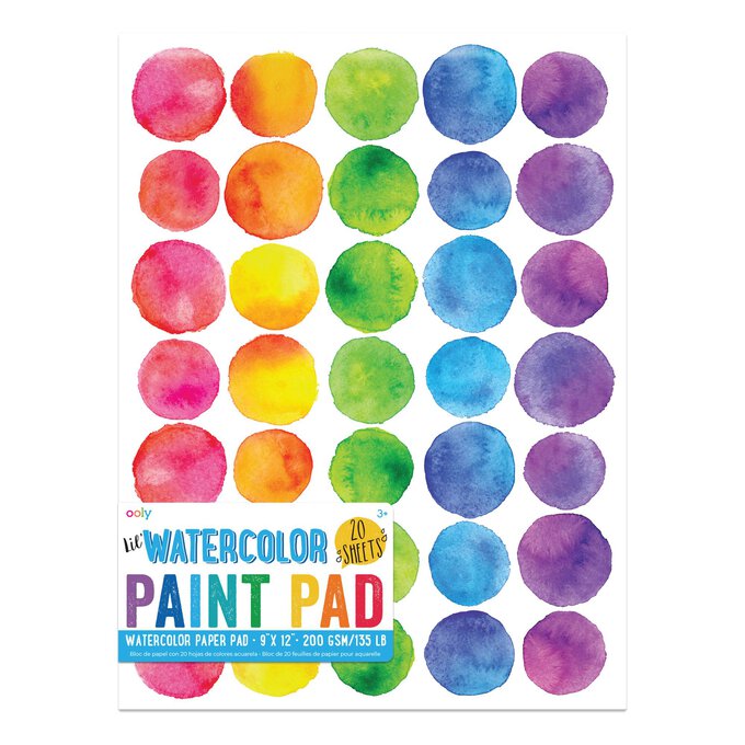 Lil Watercolour Paint Pad 20 Sheets image number 1