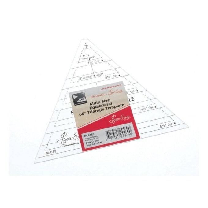 Sew Easy Equilateral Triangle Template image number 1
