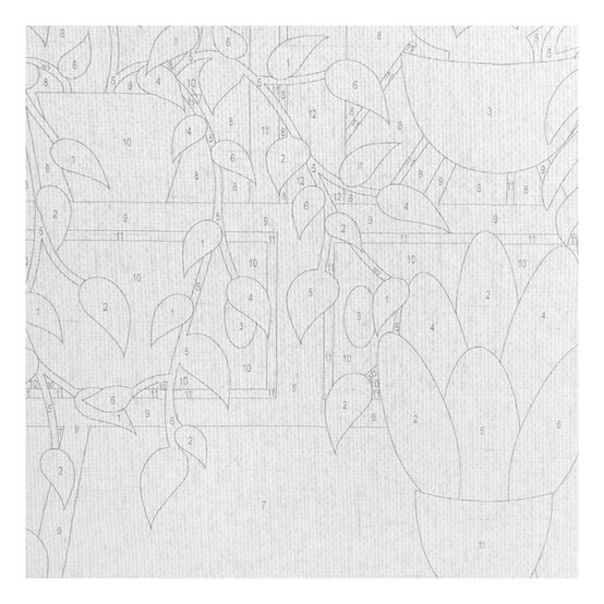 House Plants Paint by Numbers Canvas Roll image number 5