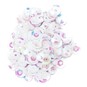 Craft Factory White Cup Sequins 5mm 5g image number 1