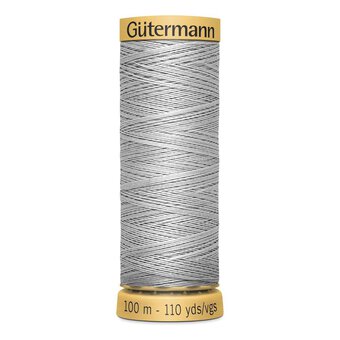 Gutermann Grey Cotton Thread 100m (618)