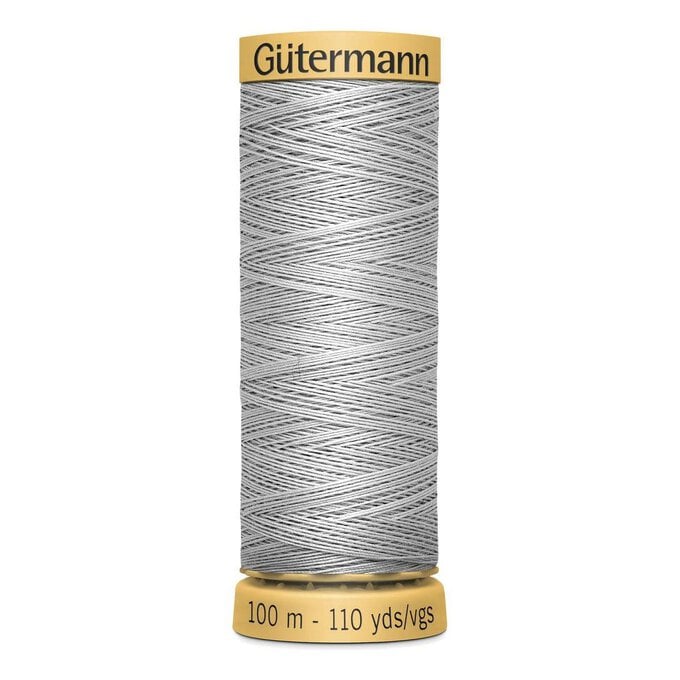 Gutermann Grey Cotton Thread 100m (618) image number 1