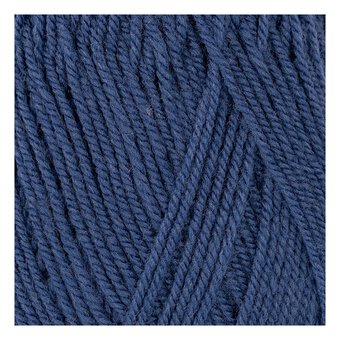 James C Brett French Blue Croftland Aran Yarn 200g