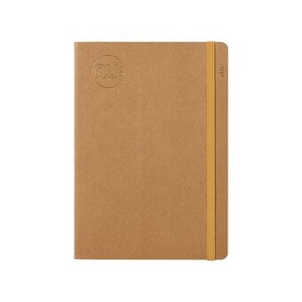 NU Elite Kraft Stitched Notebook A5