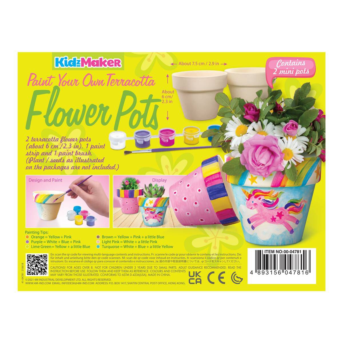 Paint Your Own Flowerpots Hobbycraft
