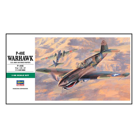 Hasegawa P-40E Warhawk Model Kit 1:48 image number 1
