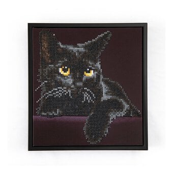Diamond Dotz Midnight Cat Kit 23cm x 29cm image number 3
