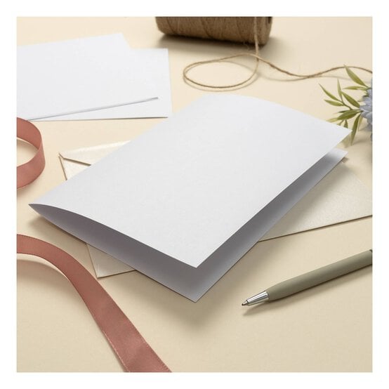 White Greetings Card Pad 5 x 7 Inches 20 Pack image number 2